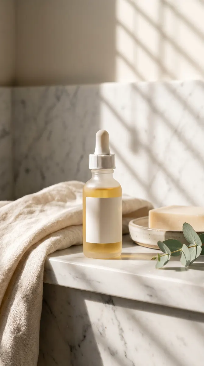 Vernal skincare lifestyle composition